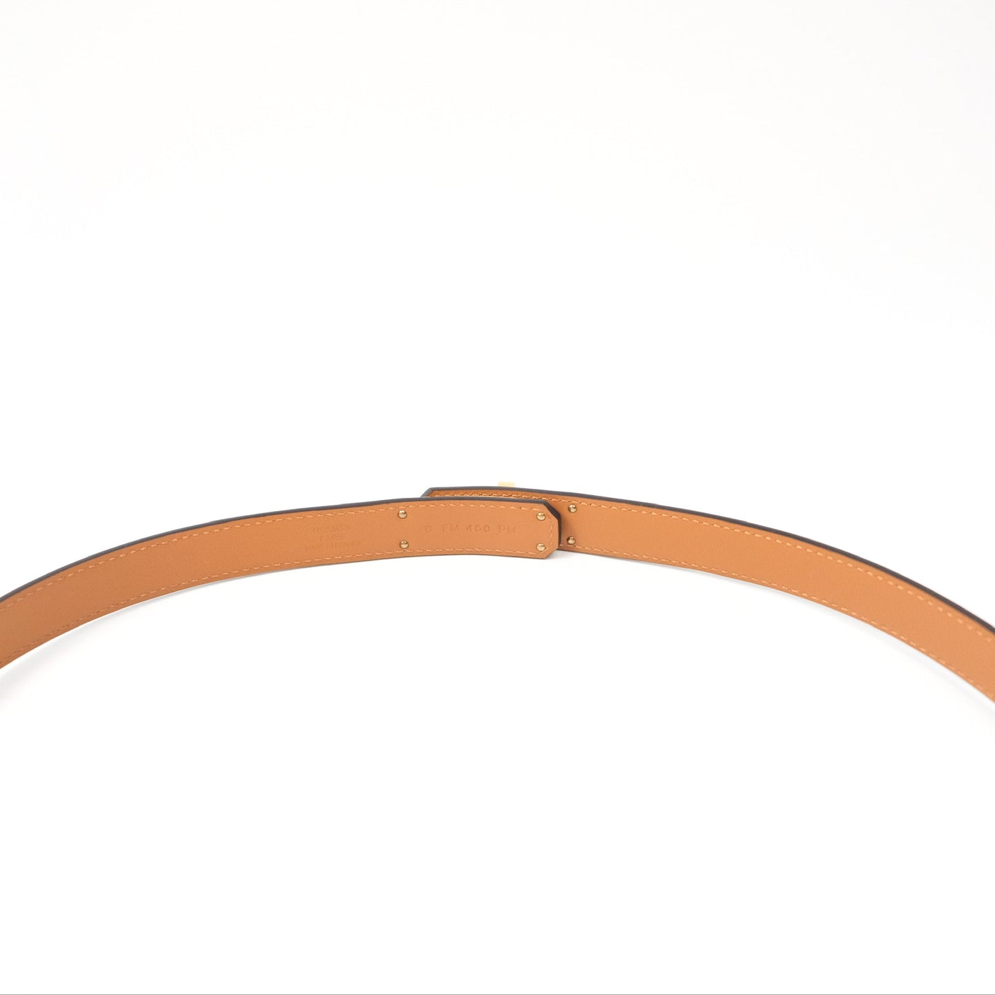 Hermès Epsom Kelly Buckle Belt Etoupe Gold Hardware