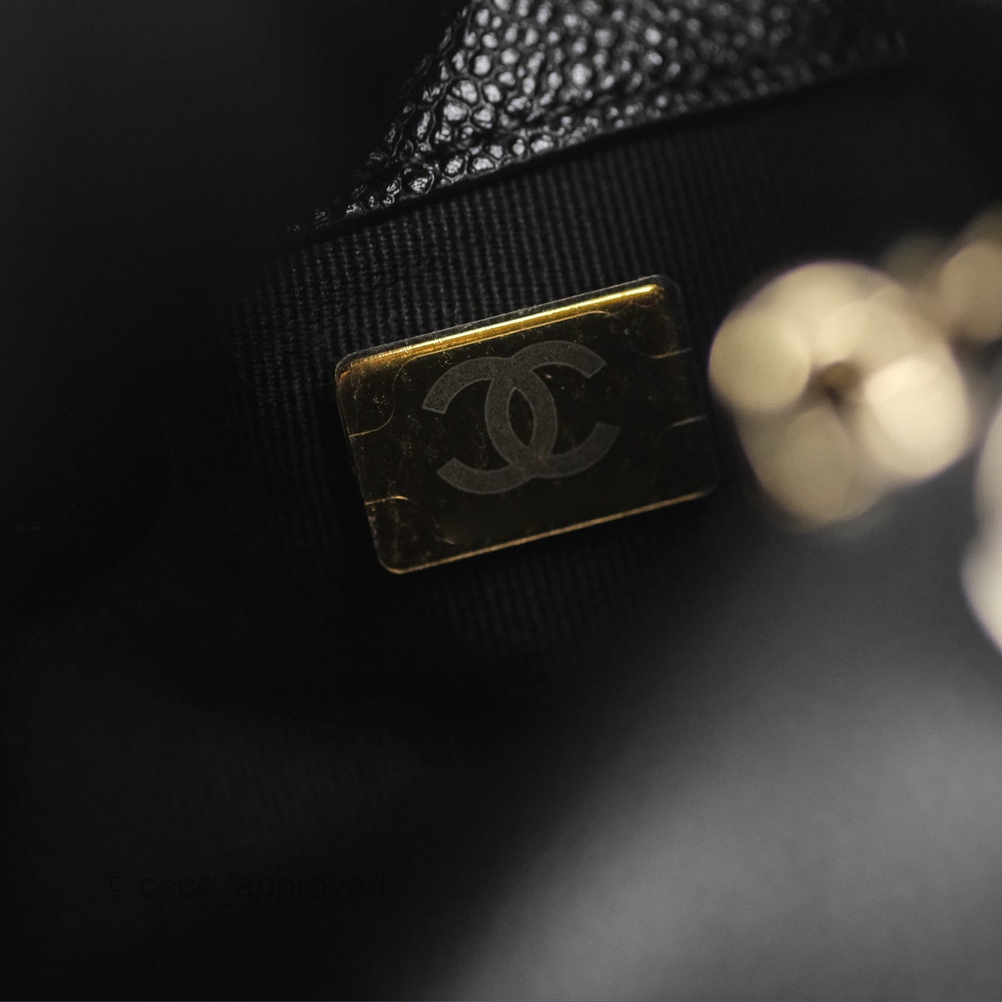 Chanel Duma Backpack Small Black Caviar Gold Hardware