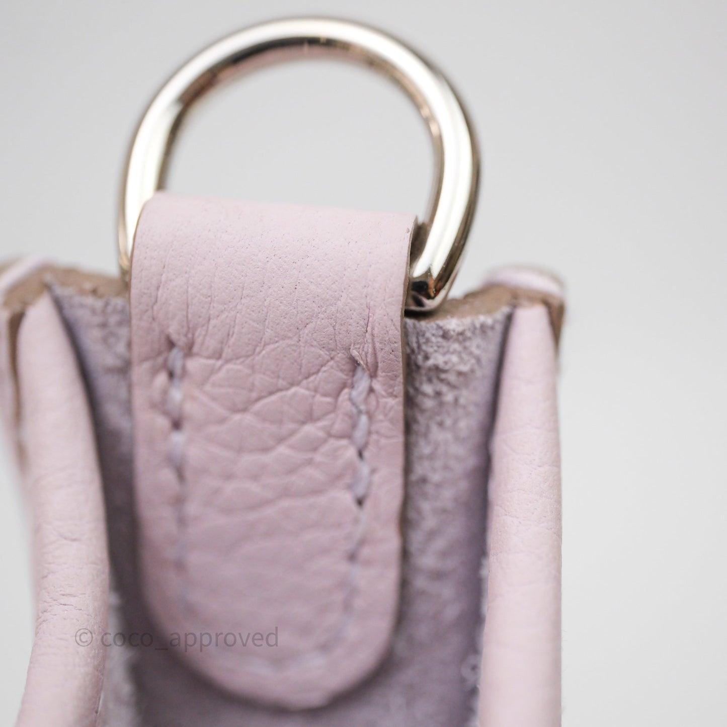 Hermes Mini Evelyne 16 Mauve Pâle 09 Clemence Palladium Hardware
