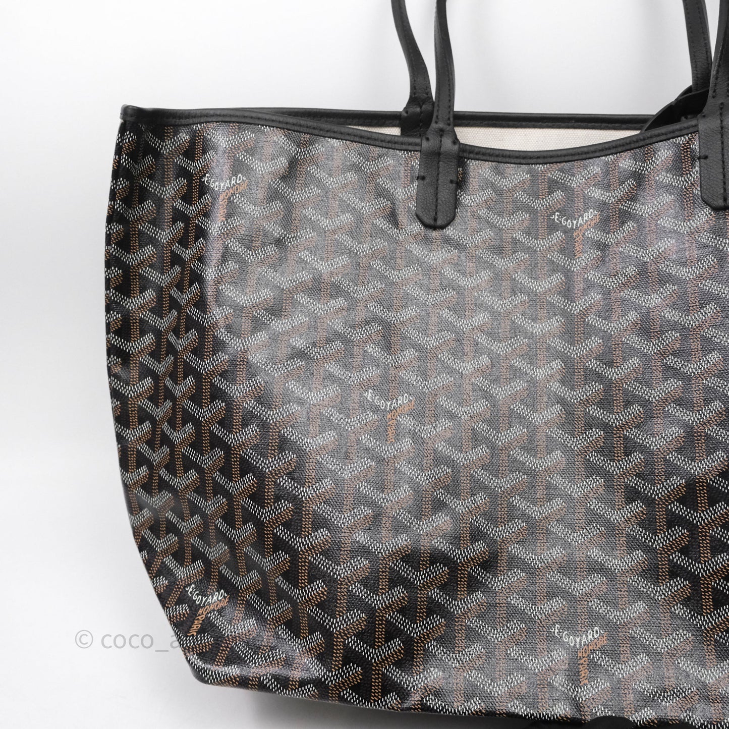 Goyard St Louis Tote PM Black