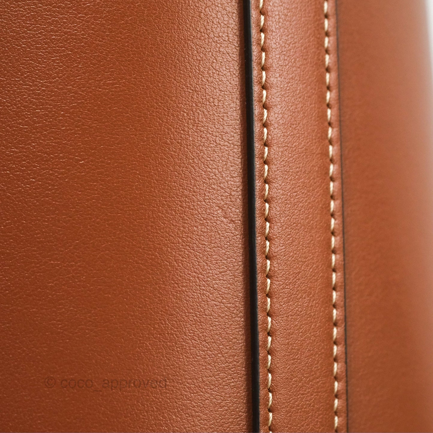 Celine Small Bucket Cuir Triomphe in Calfskin Tan