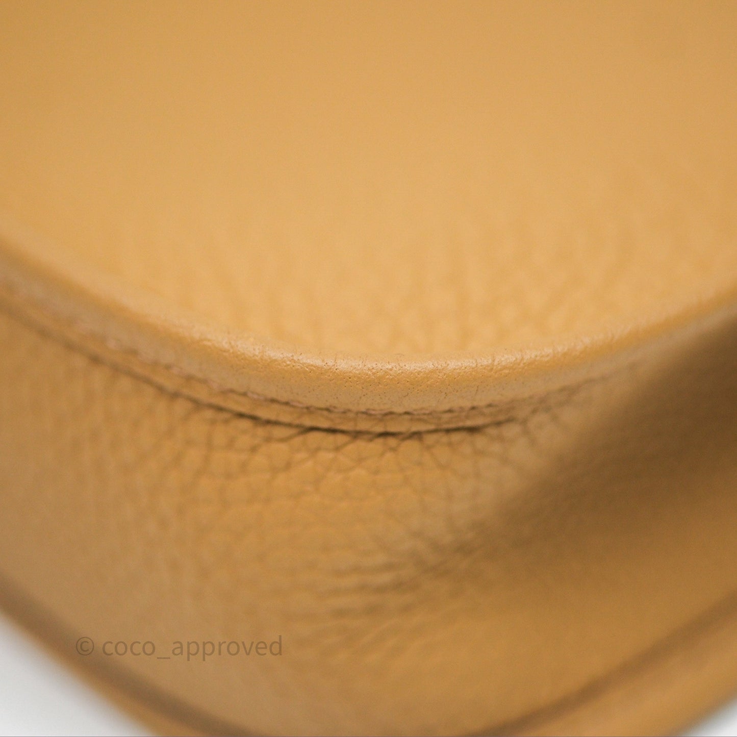 Hermès Mini Evelyne 16 Biscuit 48 Clemence Palladium Hardware