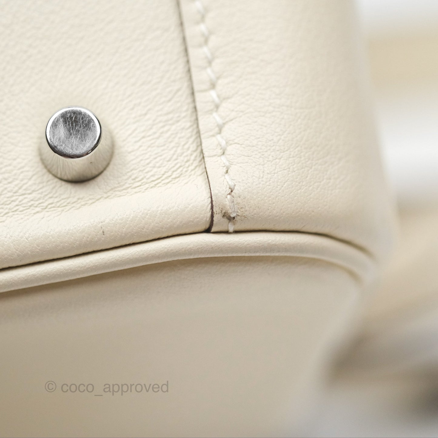 Hermès Mini Lindy 20 Nata I2/ Lime 9R Swift Palladium Hardware