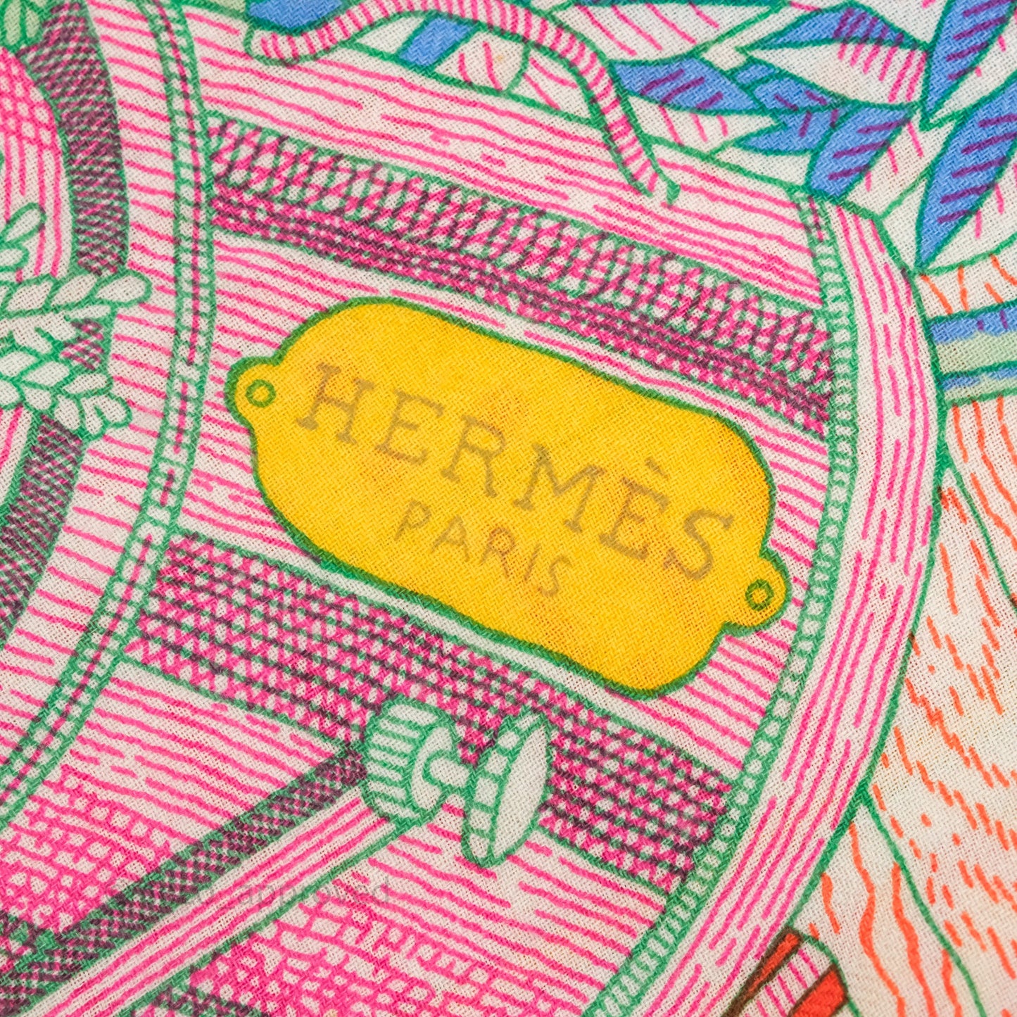 Hermès Acte III Scene I La Clairiere Scarf Shawl 140 Cashmere Silk