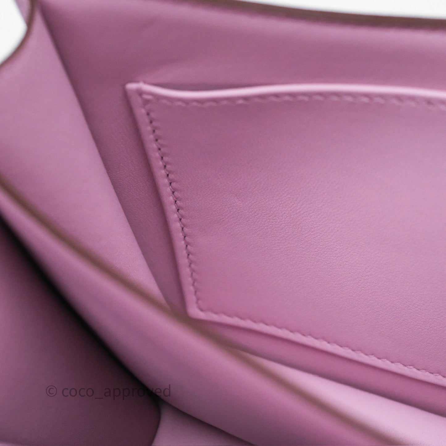 Hermès Constance Mini 18cm Mauve Sylvestre X9 Chevre Mysore Palladium Hardware