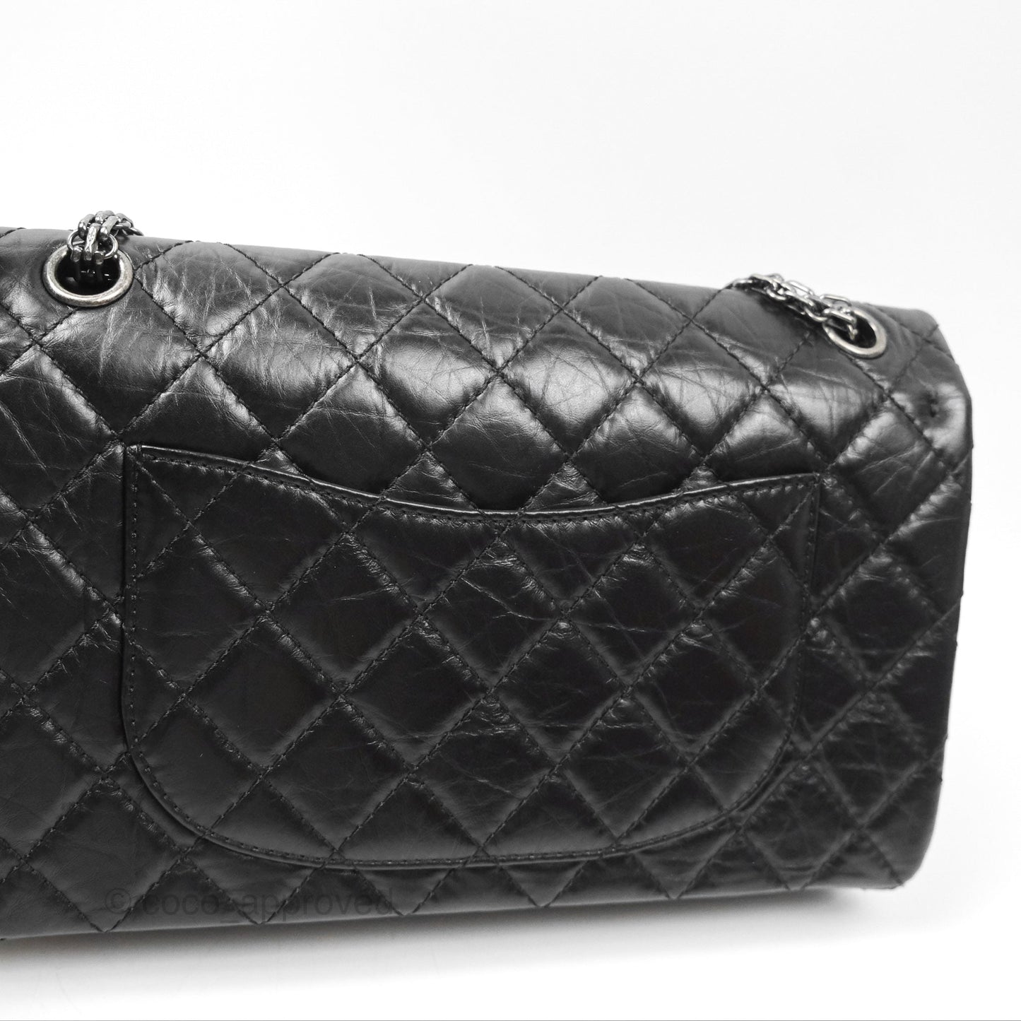 Chanel Reissue 226 Quilted Black Aged Calfskin Ruthenium Hardware