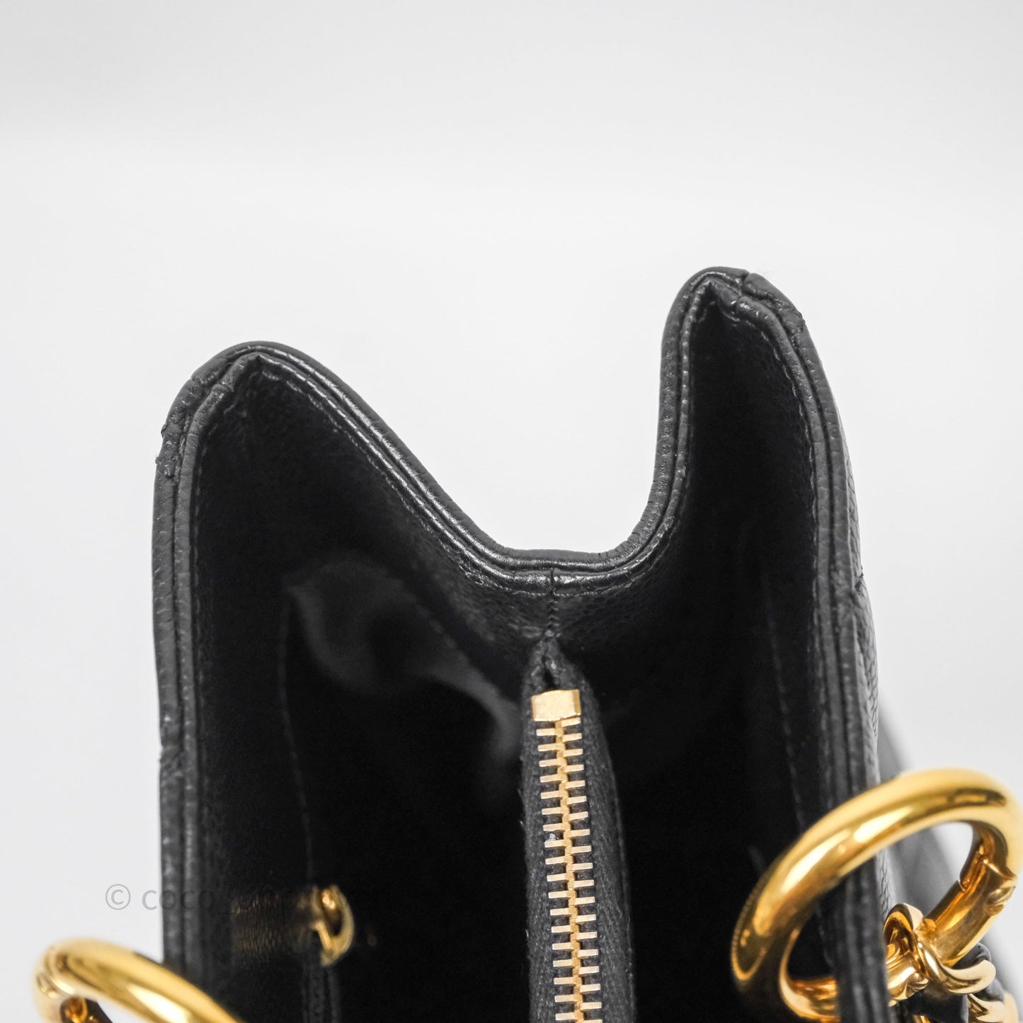 Chanel GST Black Caviar Gold Hardware