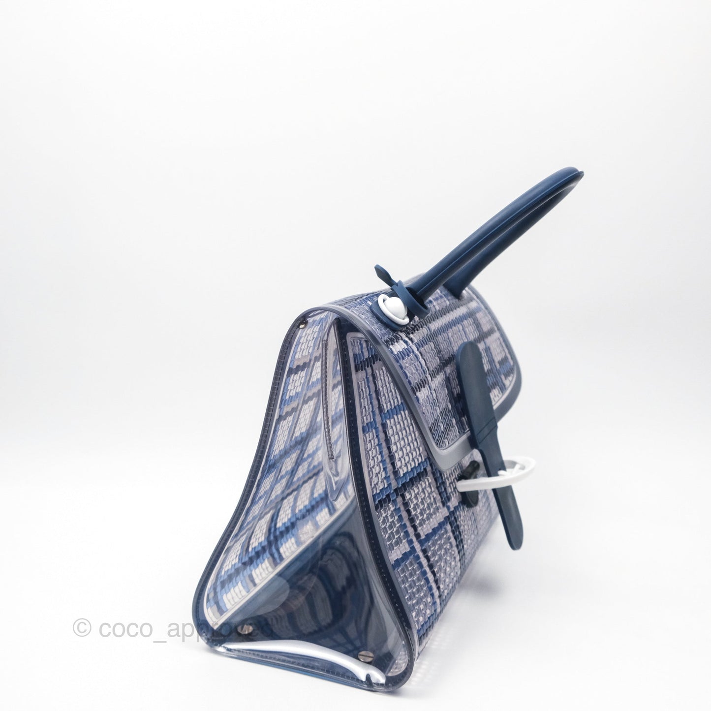 Delvaux Brillant MM Bag PVC Navy