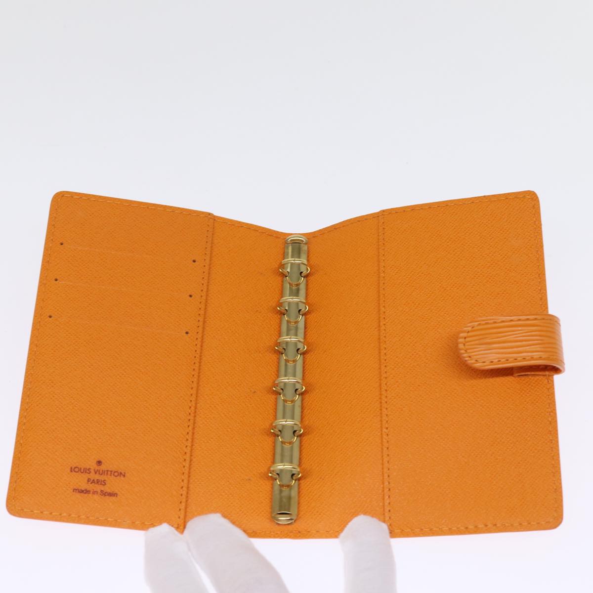 LOUIS VUITTON Epi Agenda PM Day Planner Cover Orange Mandarin R2005H 77057
