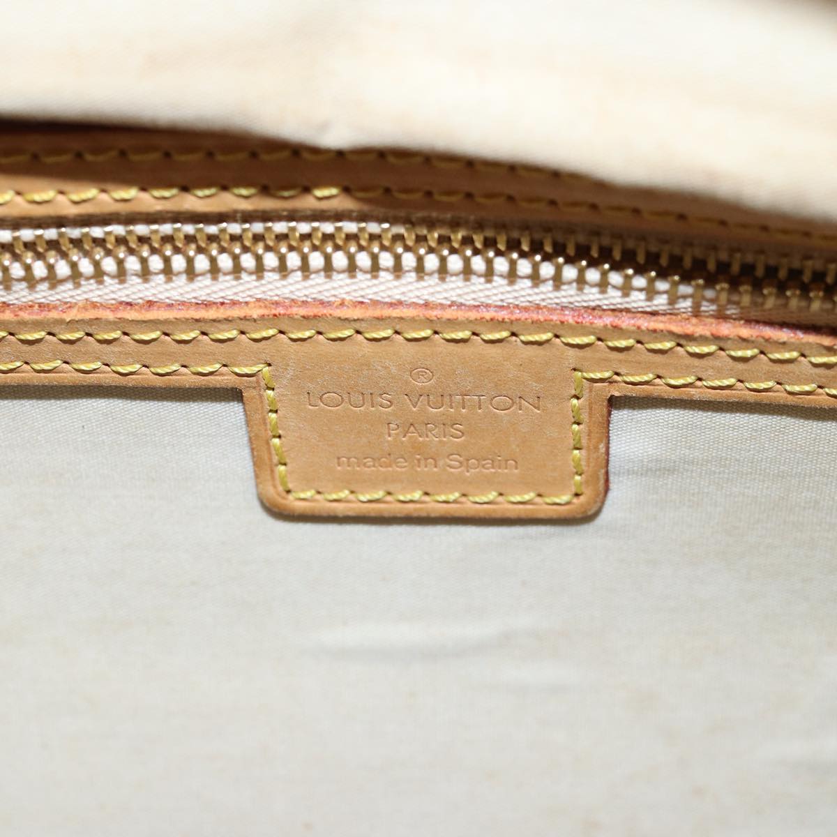 LOUIS VUITTON Monogram mini Marie Hand Bag Blue M92003 LV 77072