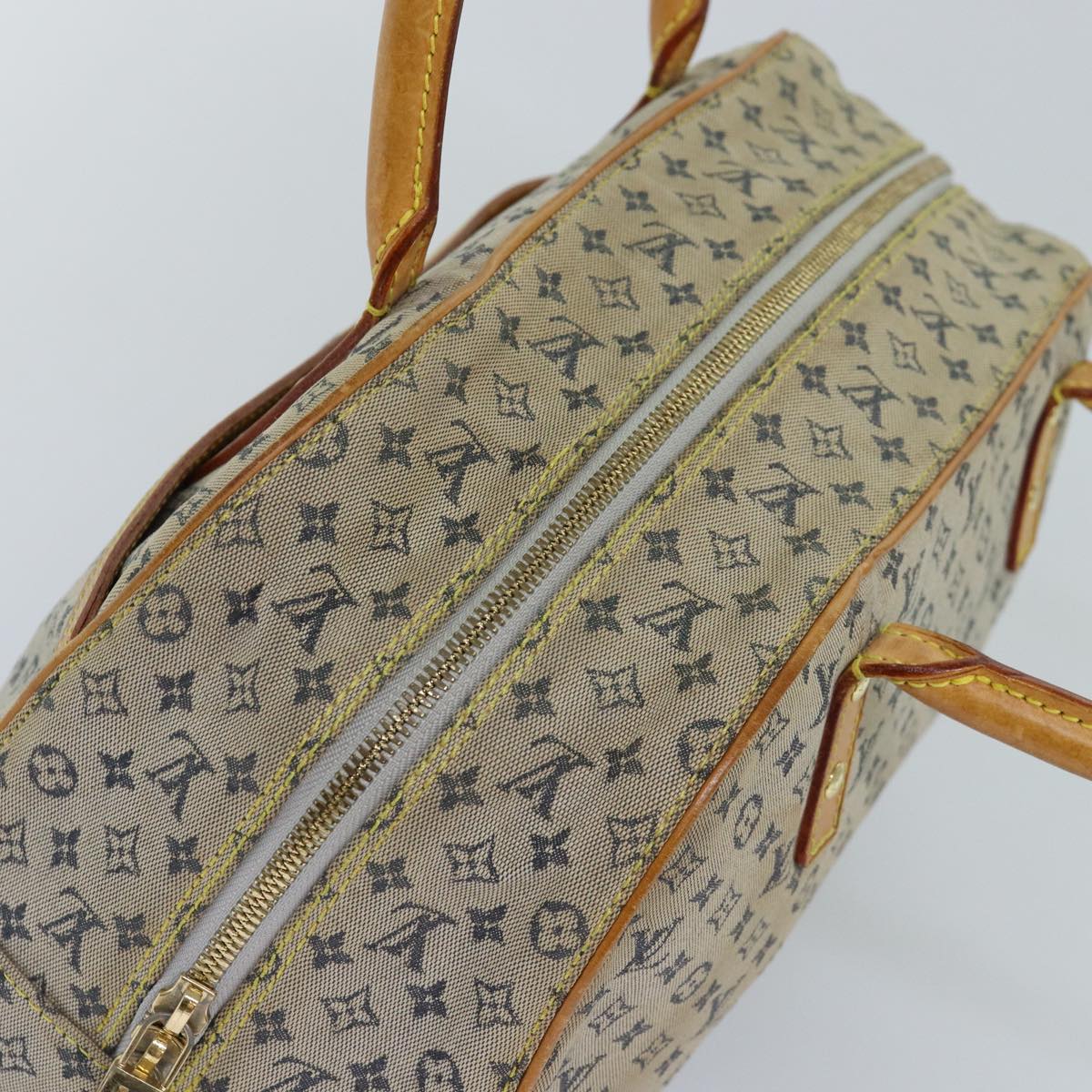 LOUIS VUITTON Monogram mini Marie Hand Bag Blue M92003 LV 77072