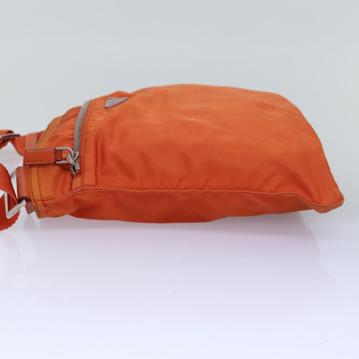 Luxury PradaShoulder Bag Nylon Orange 77079
