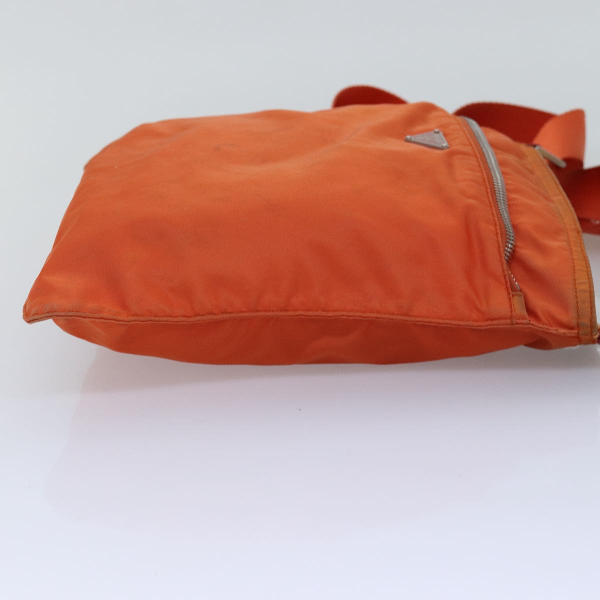 Luxury PradaShoulder Bag Nylon Orange 77079