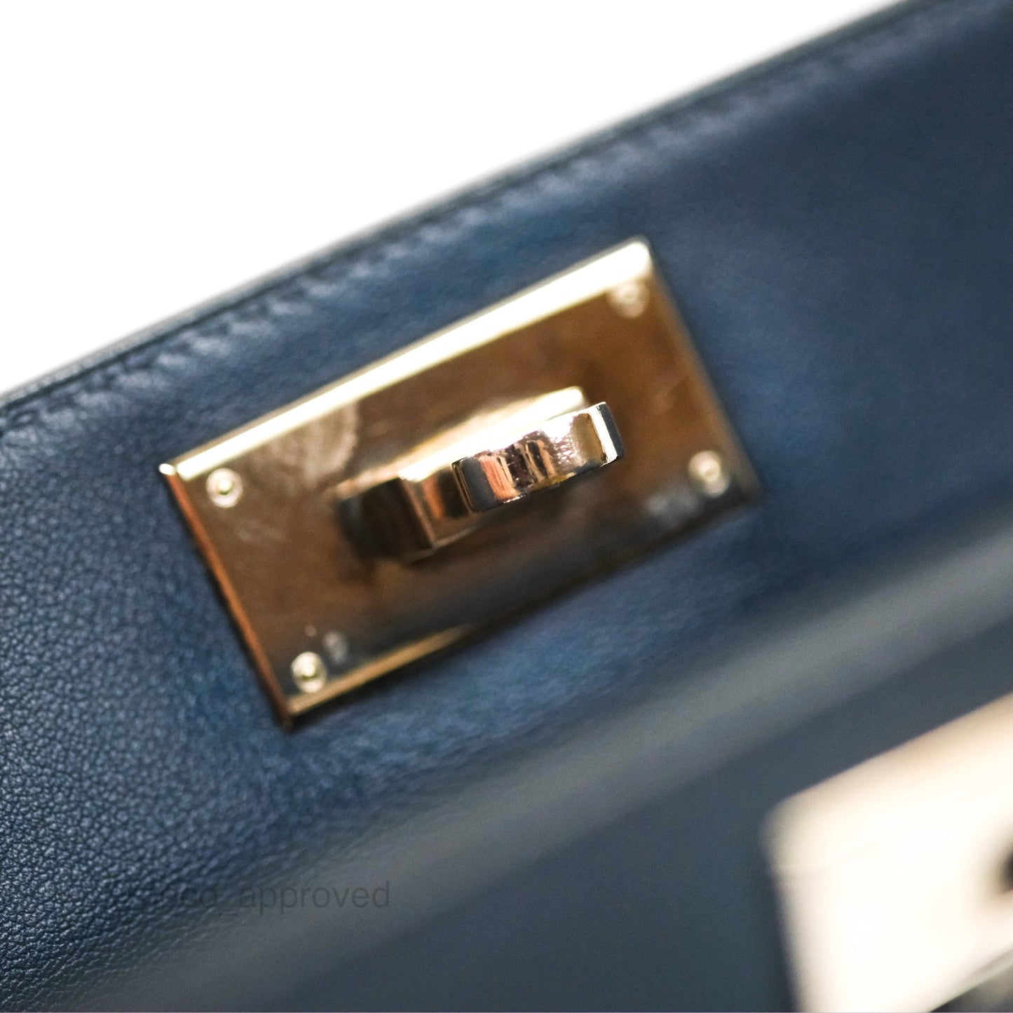 Hermès ToolBox 20 Navy Swift Palladium Hardware