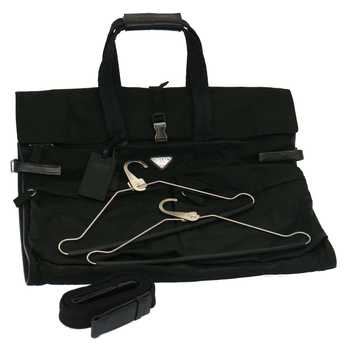 Luxury PradaGarment Cover Nylon Black 77086