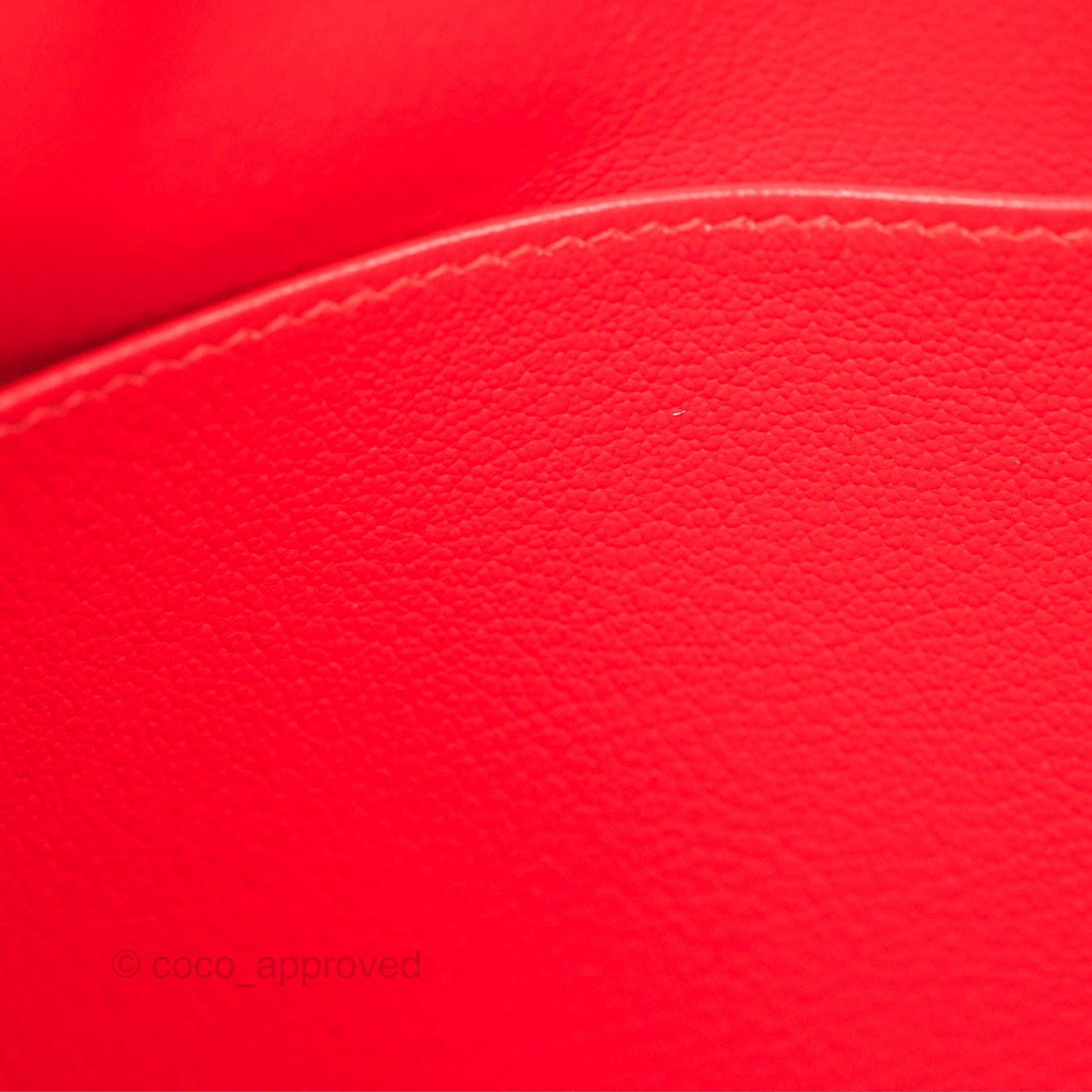 Hermès Kelly 32 Retourne Rose Jaipur Clemence Palladium Hardware