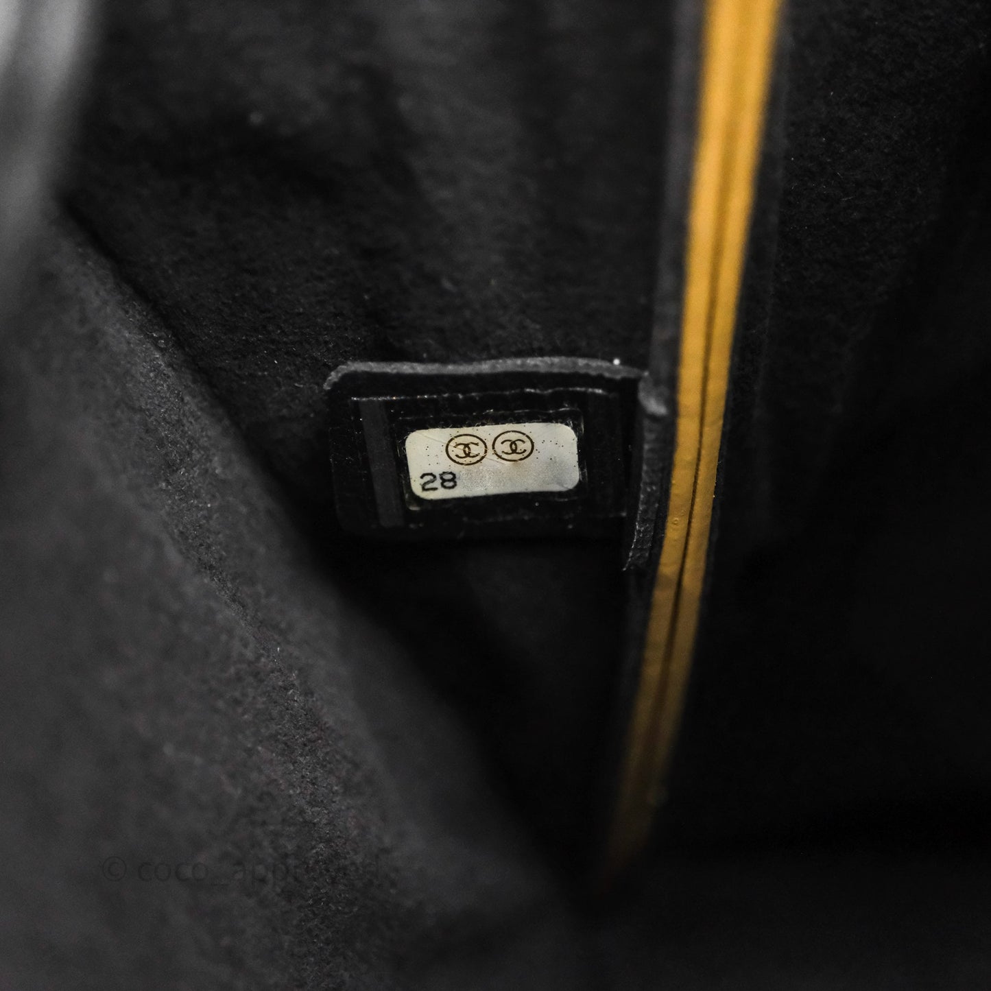 Chanel Calfskin Kiss Lock Frame Gold Bag