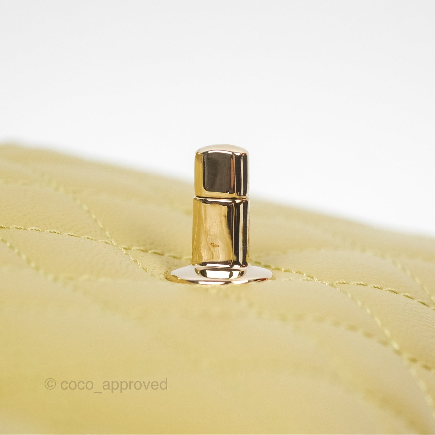 Chanel Quilted Mini Coco Handle Caviar Olive Green Gold Hardware