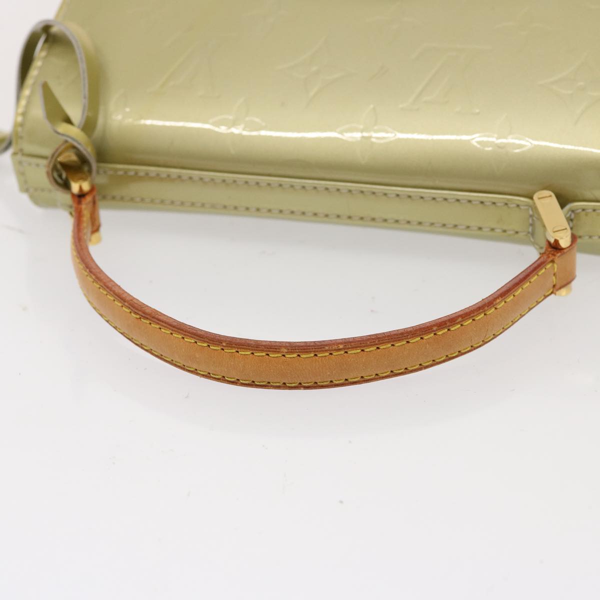 LOUIS VUITTON Monogram Vernis Spring Street Hand Bag Gris M91029 LV 77147