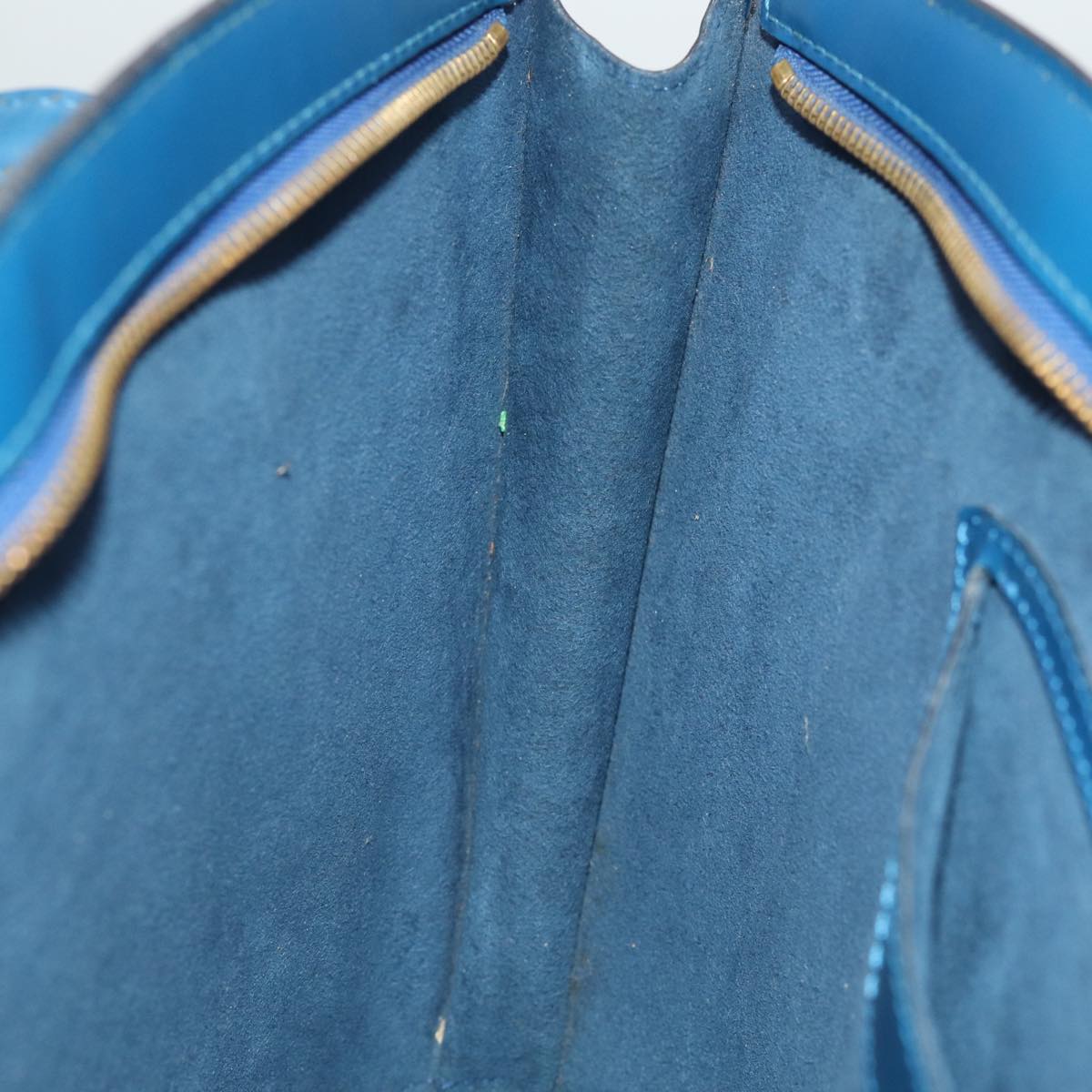 LOUIS VUITTON Epi Saint Jacques Poignees Long Hand Bag Blue M52265 77186