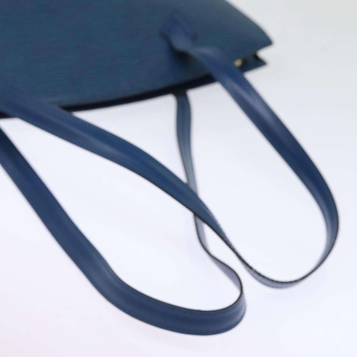 LOUIS VUITTON Epi Saint Jacques Poignees Long Hand Bag Blue M52265 77186