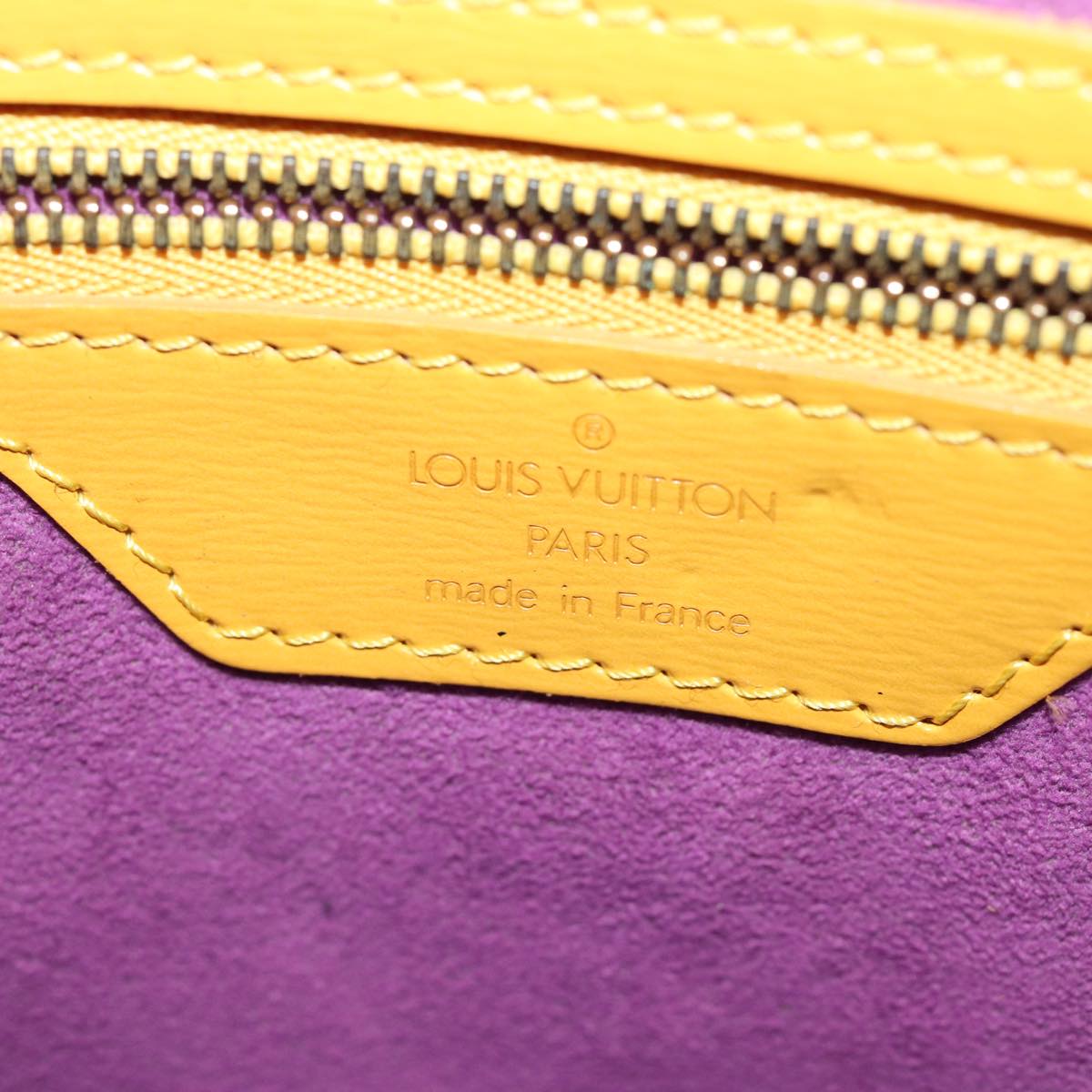 LOUIS VUITTON Epi Saint Jacques Shopping Shoulder Bag Yellow M52269 77187