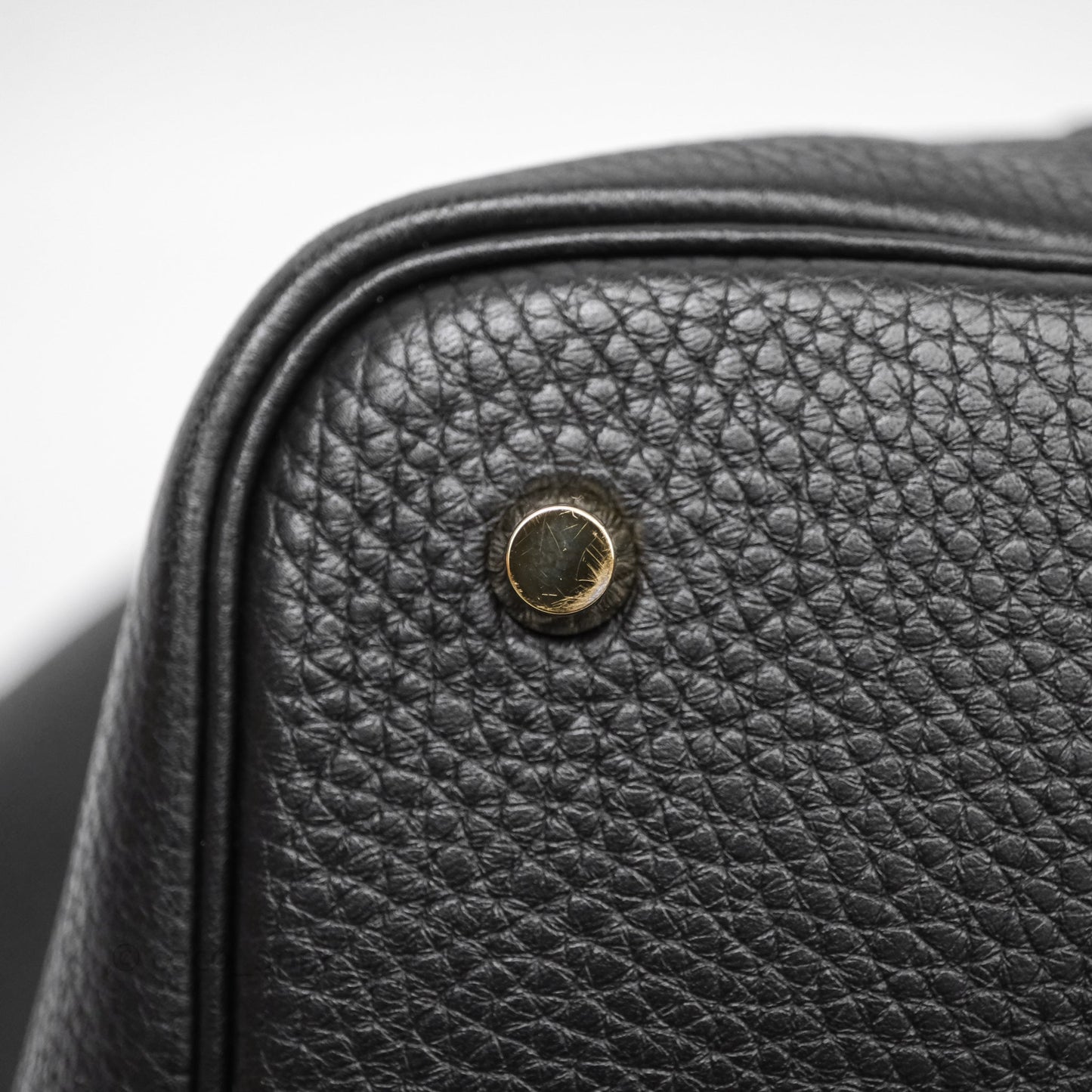 Hermès Picotin 22 Black Noir 89 Clemence Gold Hardware