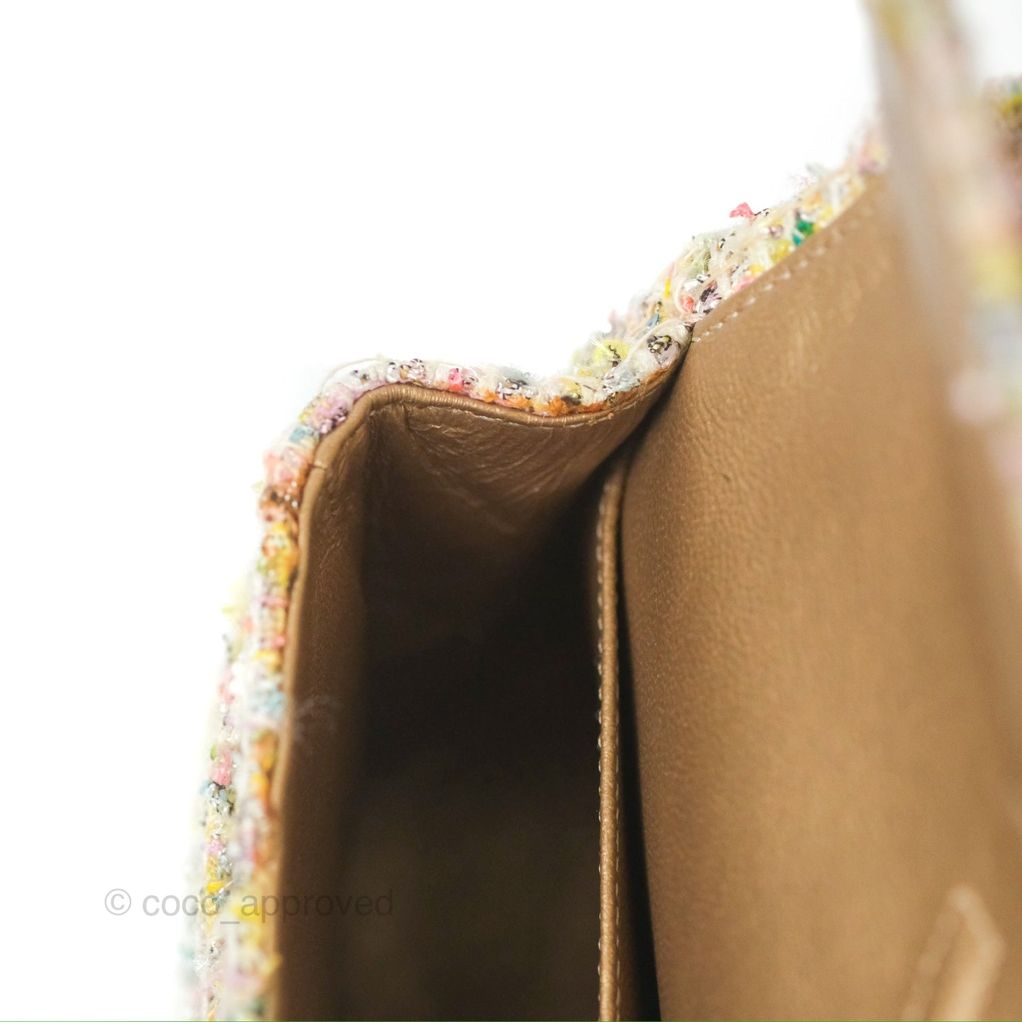 Chanel Reissue 225 Tweed Pastel Garden Party Flap