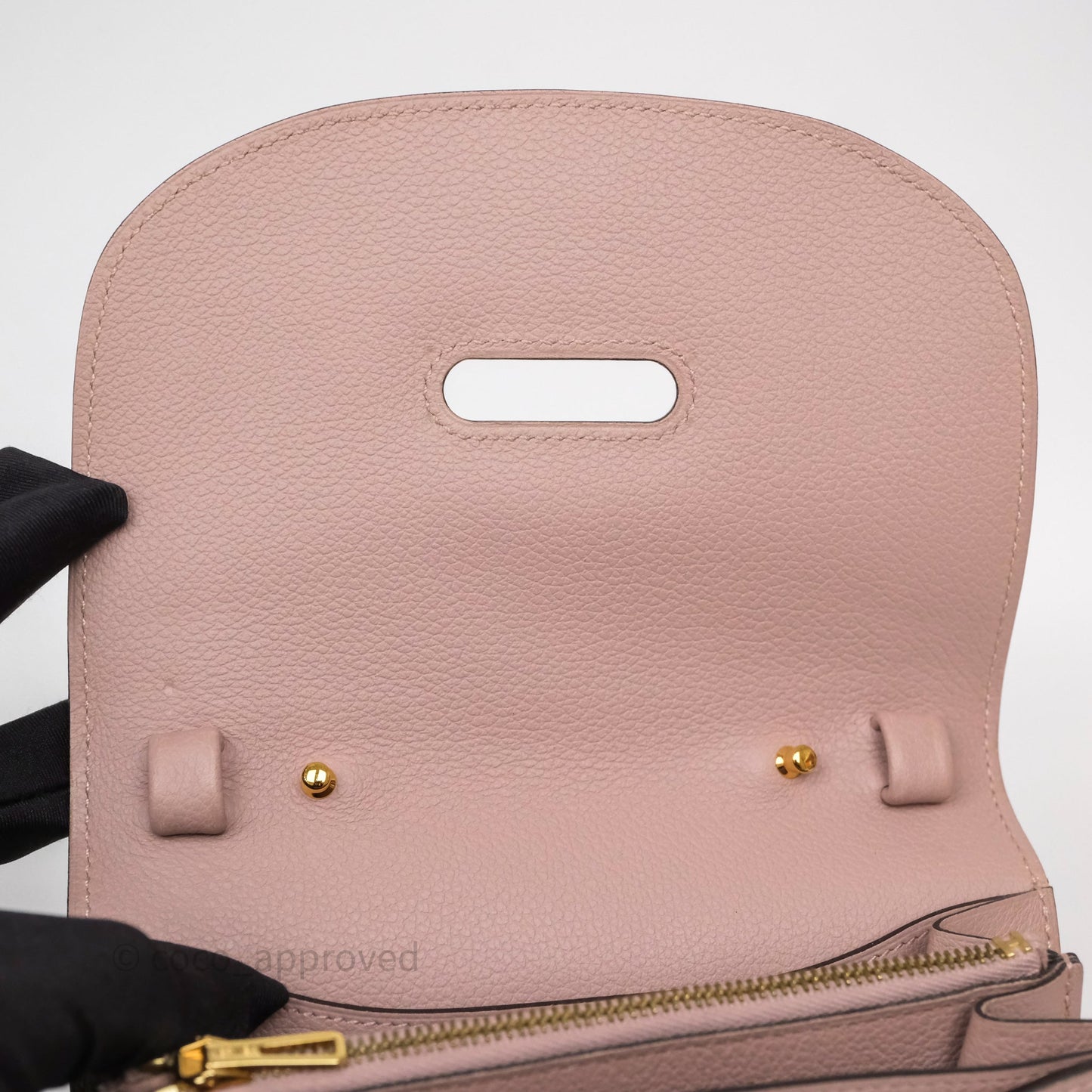 Hermès Mini Convoyeur Veau Evercolor 4W Glycine Bag