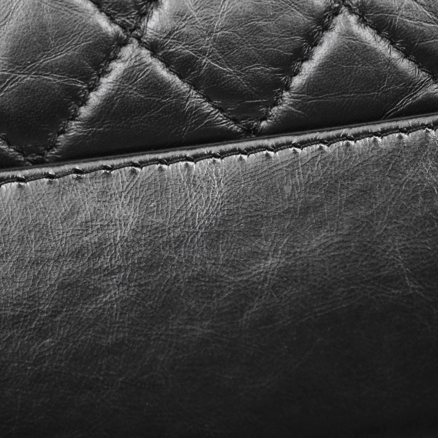 Chanel New Medium Gabrielle Hobo Quilted Black Aged Calfskin