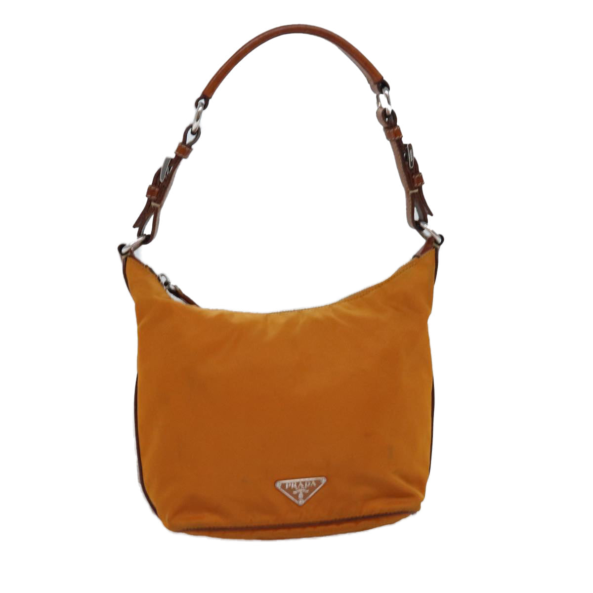 Luxury PradaShoulder Bag Nylon Orange 77204