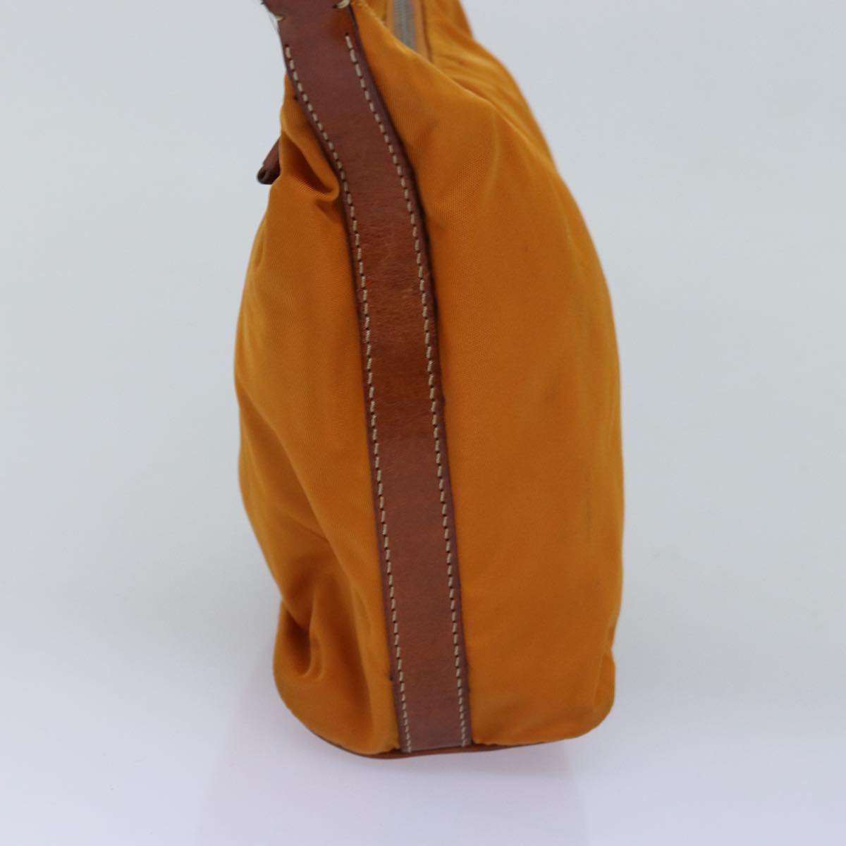 Luxury PradaShoulder Bag Nylon Orange 77204