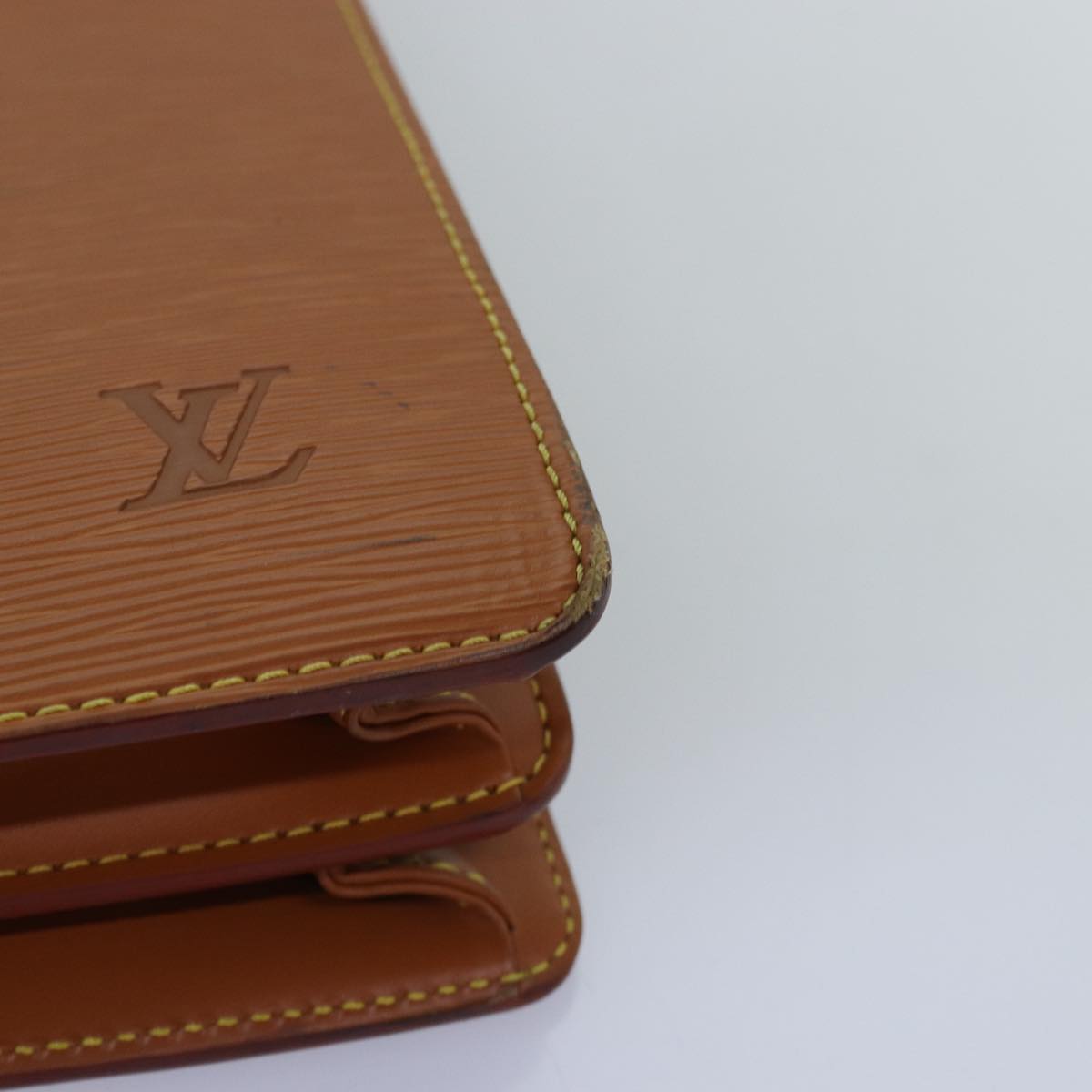 LOUIS VUITTON Epi Serviette Conseiller Briefcase Brown M54423 LV 77227