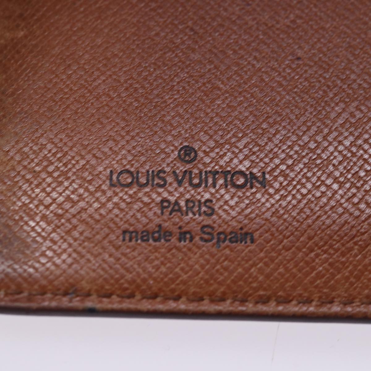 LOUIS VUITTON Epi Agenda PM Day Planner Cover Brown R20053 LV 77237
