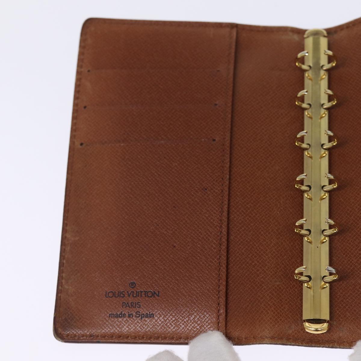 LOUIS VUITTON Epi Agenda PM Day Planner Cover Brown R20053 LV 77237
