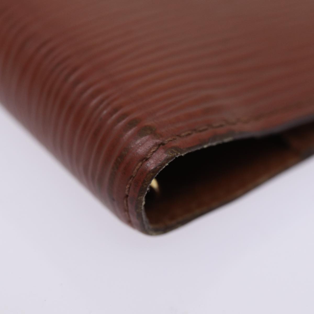 LOUIS VUITTON Epi Agenda PM Day Planner Cover Brown R20053 LV 77237