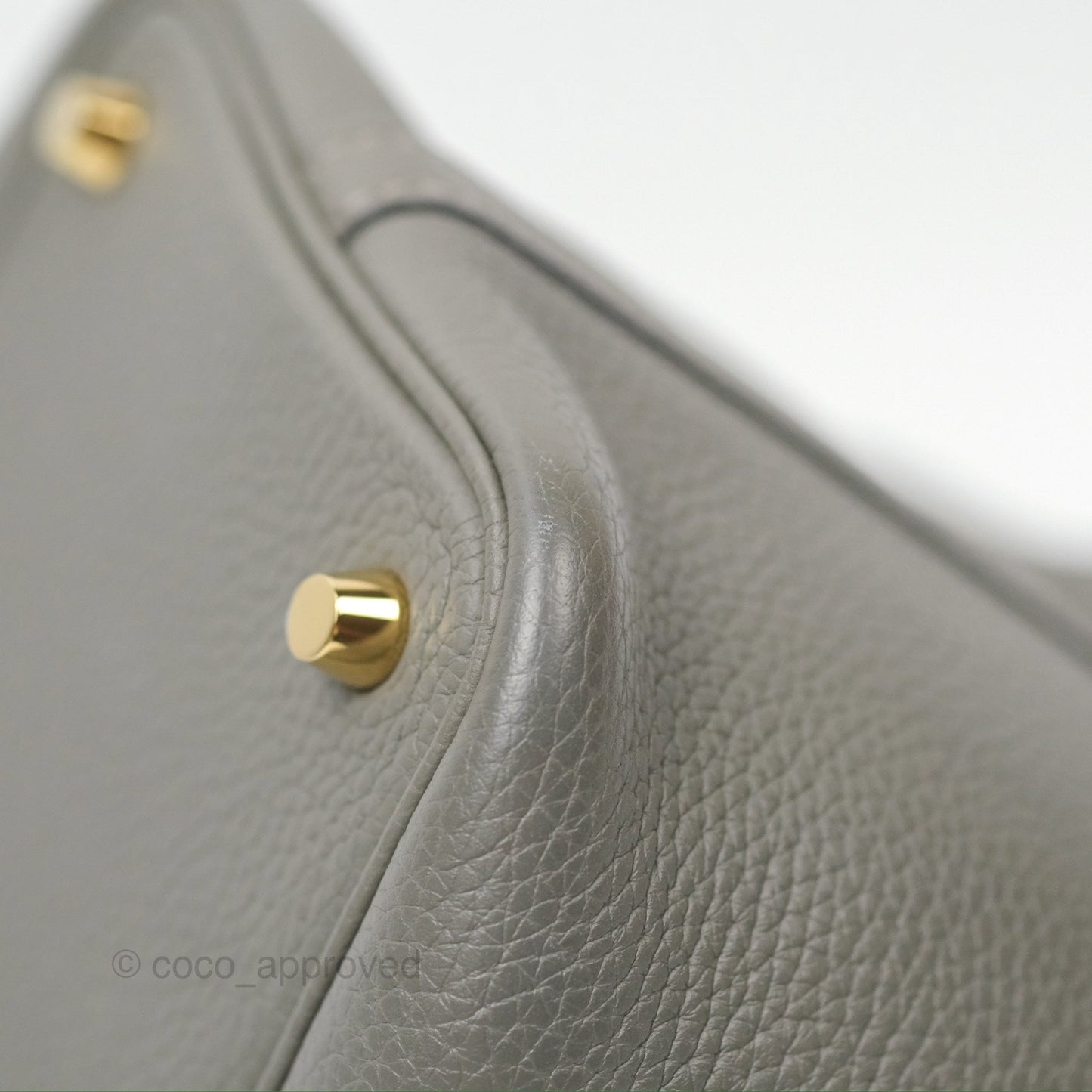 Hermès Picotin Lock 18 Gris Meyer 0L Taurillon Clemence Gold Hardware
