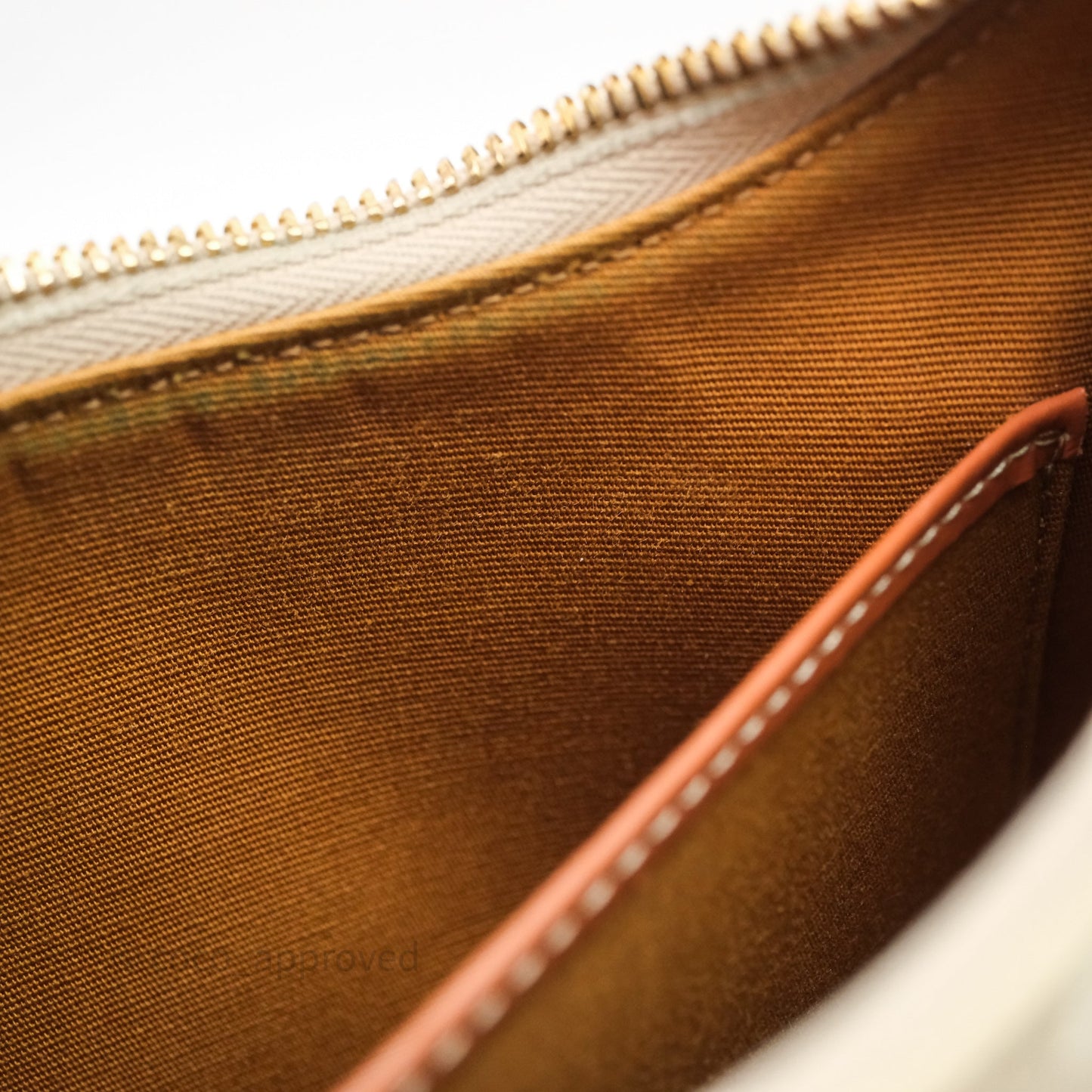 Celine Ava Bag In Triomphe Canvas Calfskin Grege