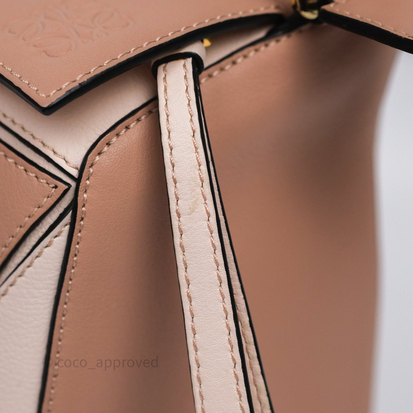 Loewe Medium Puzzle Bag Blush Pink Suede Calfskin