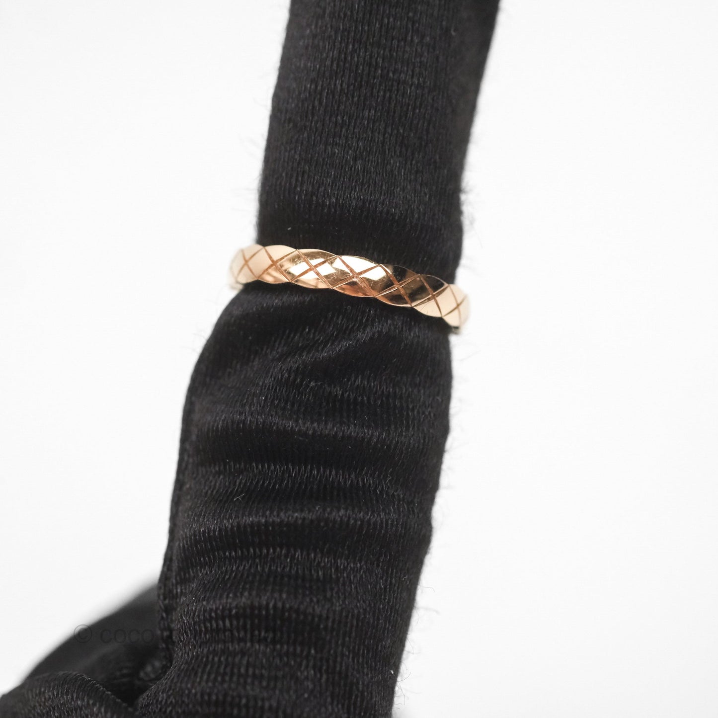 Chanel Coco Crush Ring 18K Beige Gold Size 52