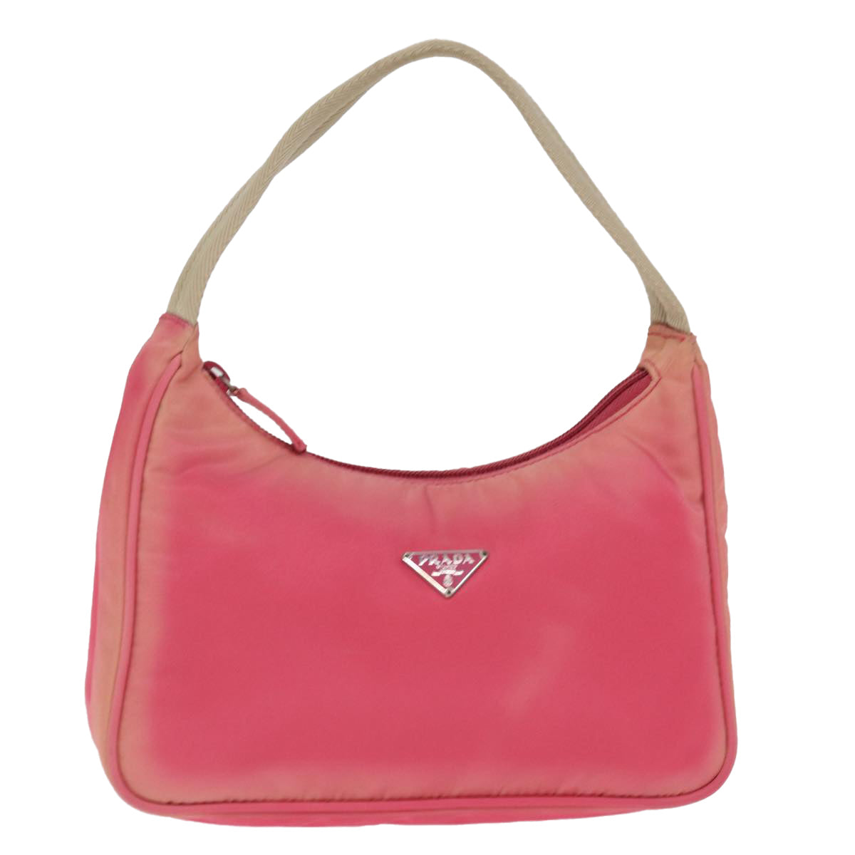 Luxury PradaHand Bag Nylon Pink 77341