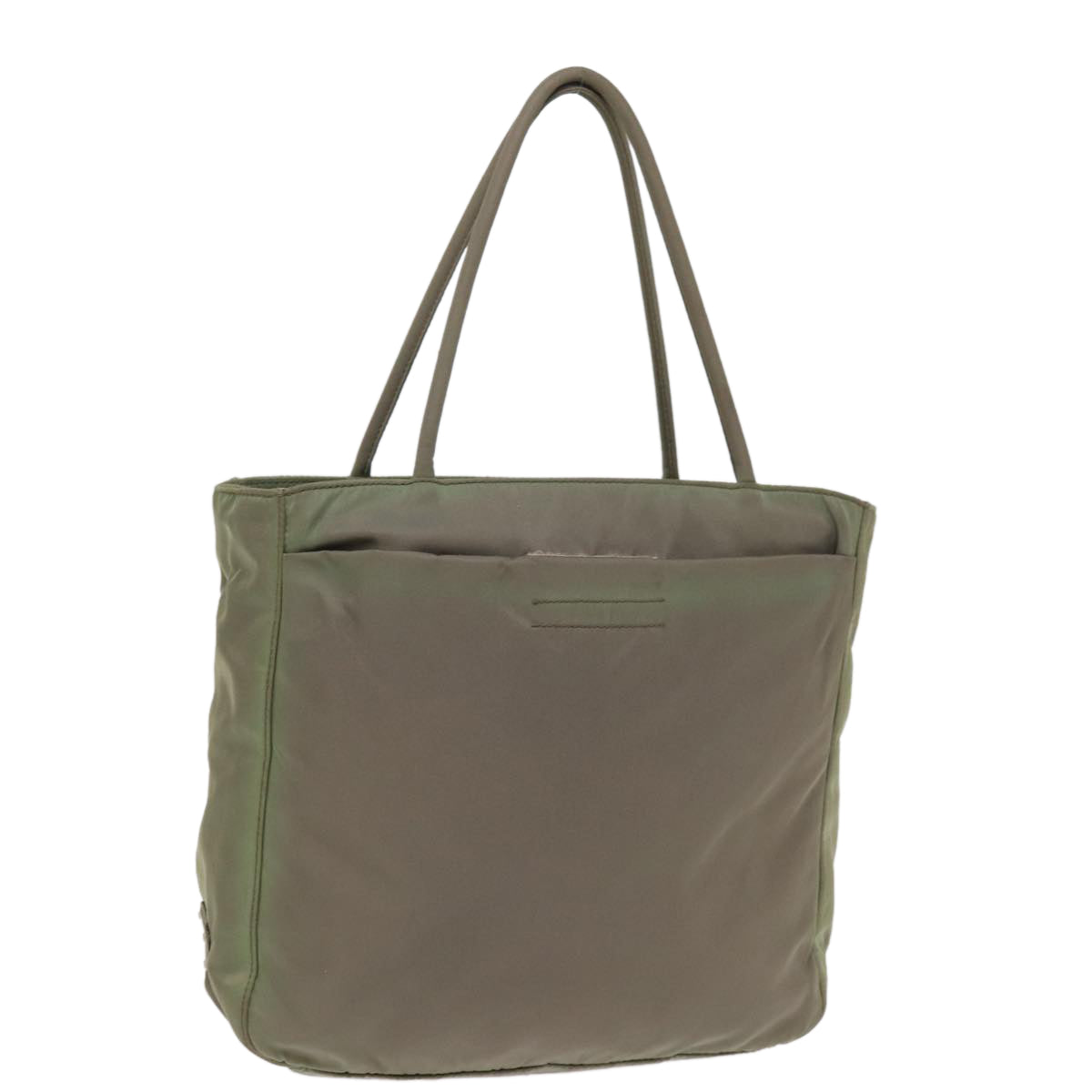Luxury PradaHand Bag Nylon Khaki 77350