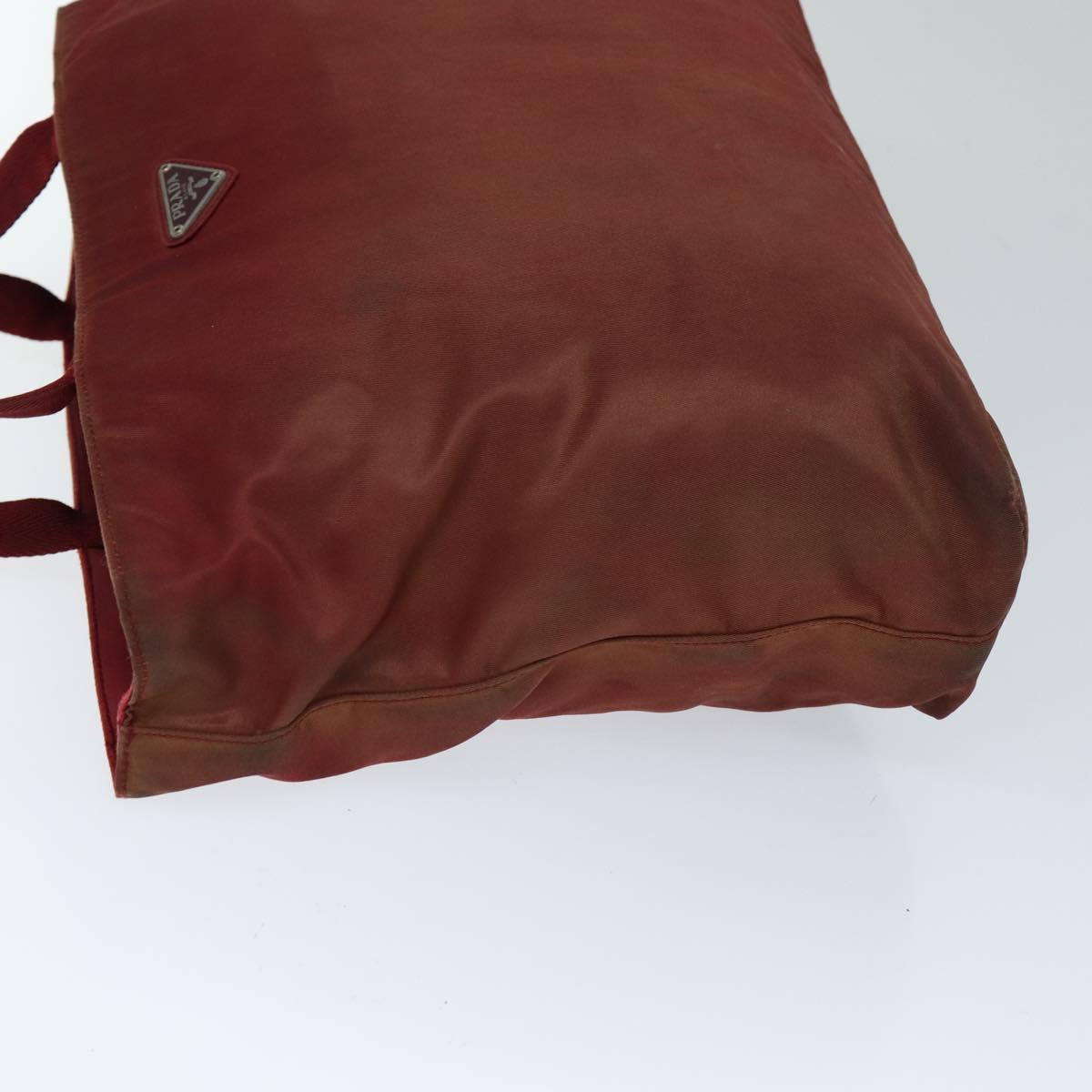 Luxury PradaHand Bag Nylon Red 77352