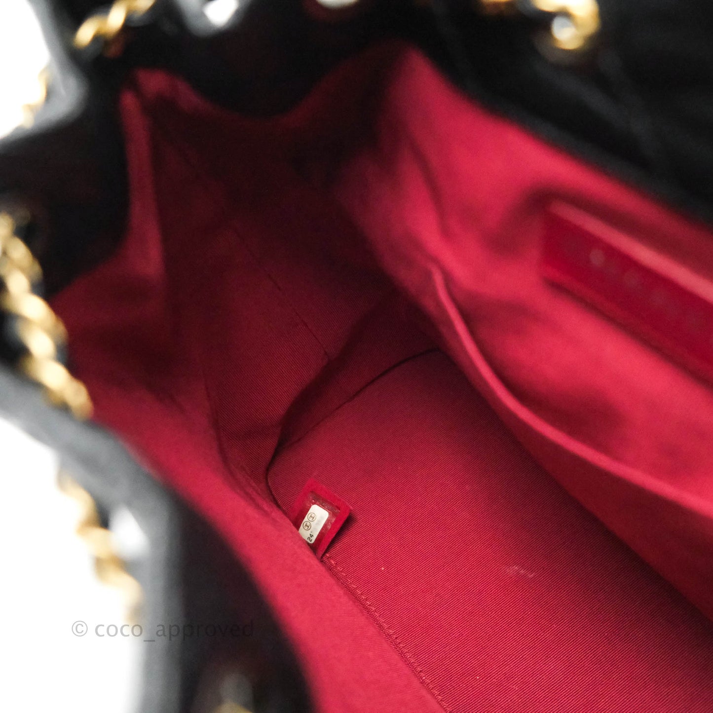 Chanel Small Gabrielle Backpack Black Aged Calfskin