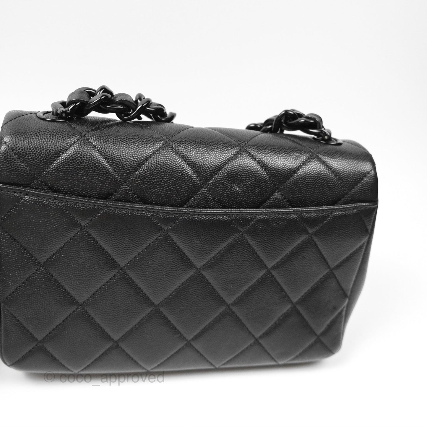 Chanel My Everything Flap Bag So Black Caviar Incognito Hardware