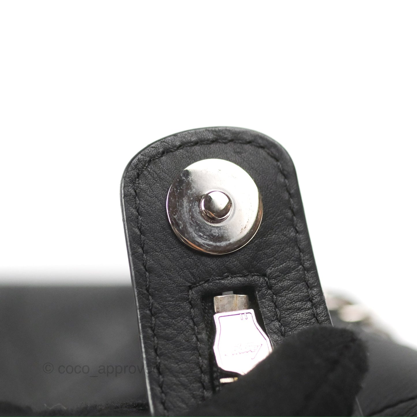 Chanel Flat Quilted Boston Bag Black Calfskin Silver Hardware