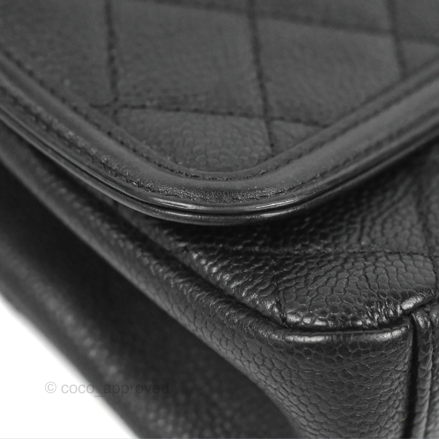 Chanel Quilted Medium CC Filigree Flap Black Caviar