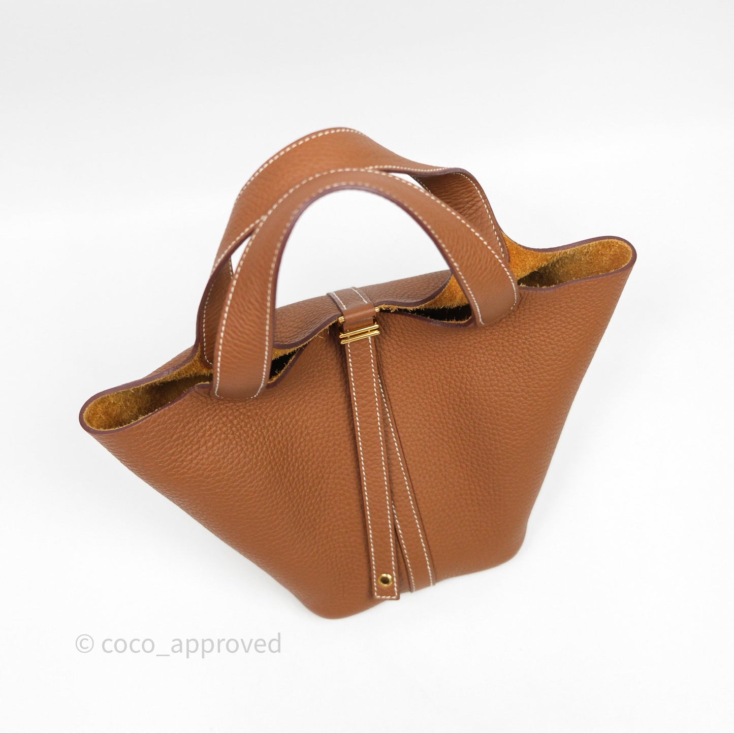 Hermès Picotin 18 Gold Clemence Gold Hardware