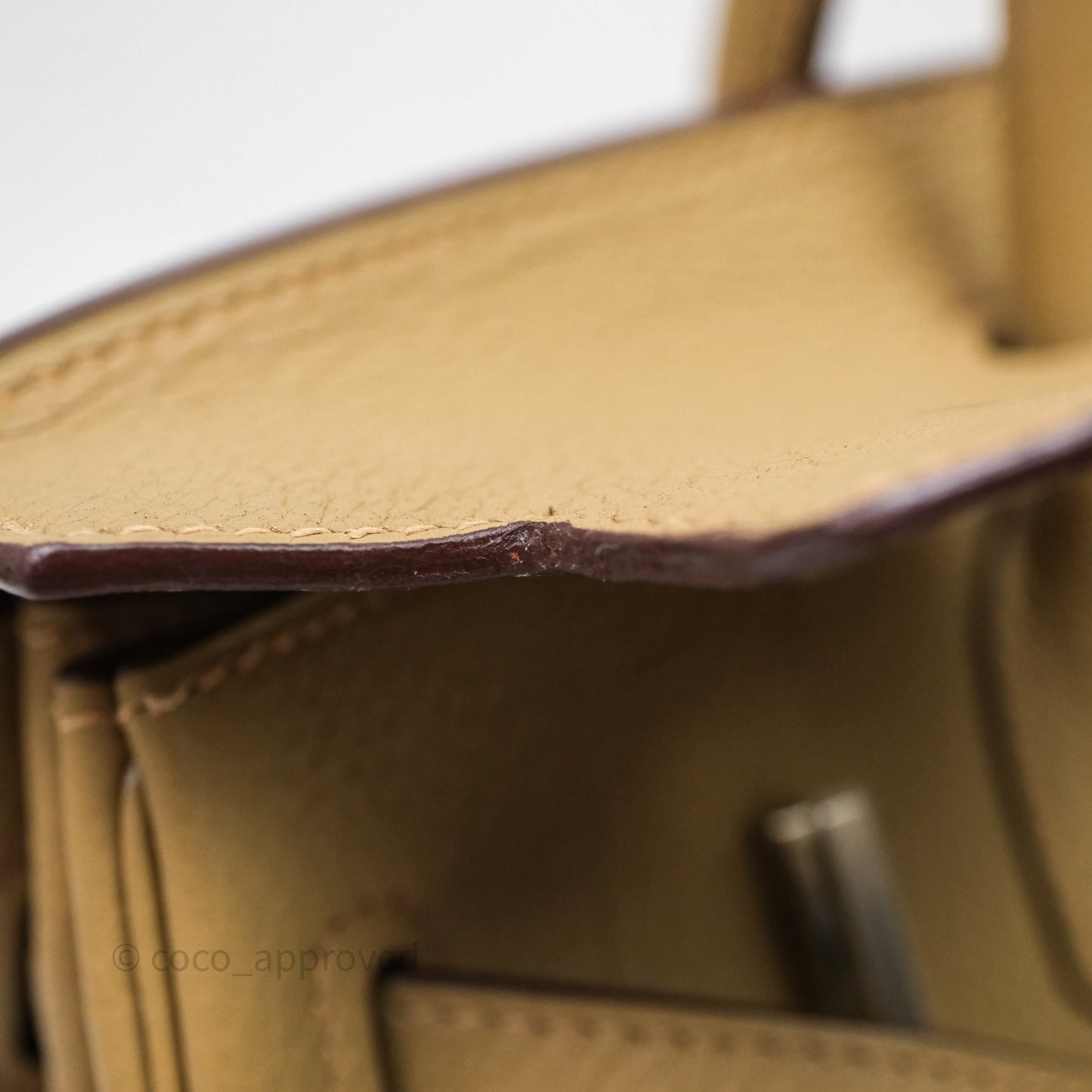 Hermès Birkin 30 Tabac-Camel 24 Togo Palladium Hardware