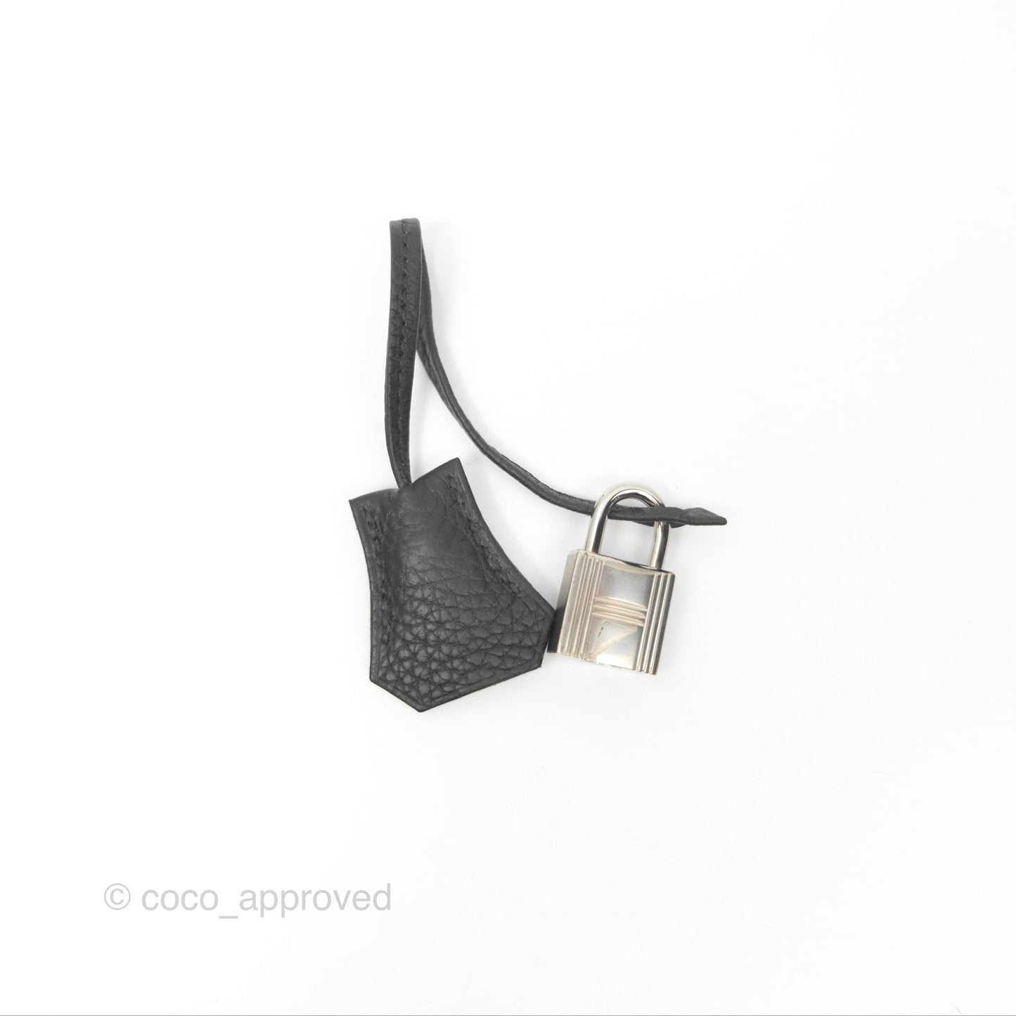 Hermès Retourne Kelly 25 Black Togo Palladium Hardware